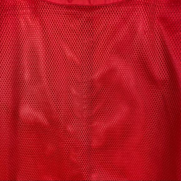 Eddie Bauer Red Full Zip Nylon Jacket Size Medium - Picture 9 of 9